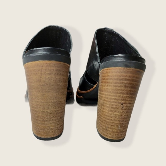 Strategia Chunky Black Italian Leather - Picture 5 of 7